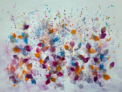 doucement vers l'automne von Simone Monney, Malerei kaufen auf Singulart