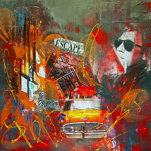 Escape di Simone Monney, Pittura in vendita su Singulart