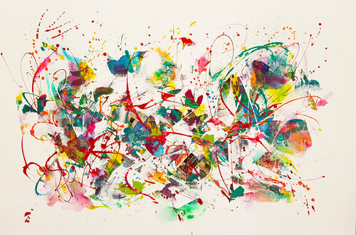 Happy dreams di Simone Monney, Pittura in vendita su Singulart