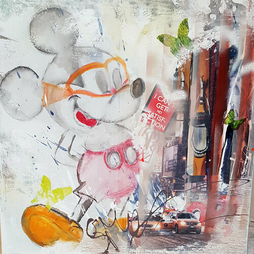 wonna ski with me di Simone Monney, Pittura in vendita su Singulart