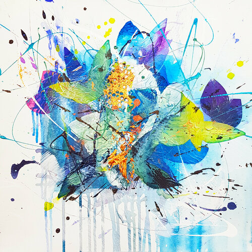 floating away 1 de Simone Monney, Pintura a la venta en Singulart