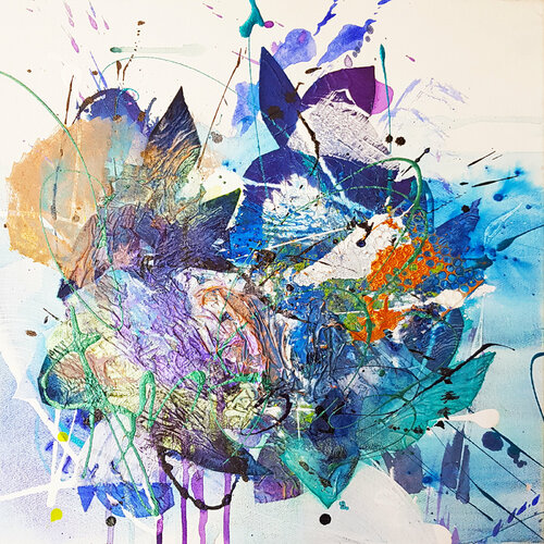 floating away 2 di Simone Monney, Pittura in vendita su Singulart