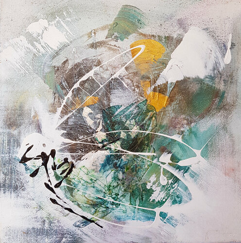 in the shells di Simone Monney, Pittura in vendita su Singulart