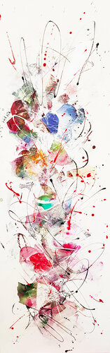 floating away 3 di Simone Monney, Pittura in vendita su Singulart