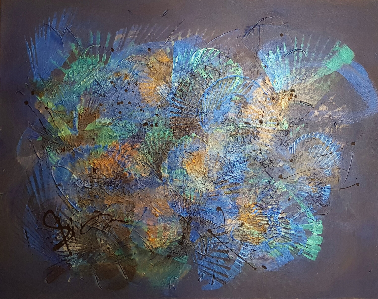 corail bleu Simone Monney