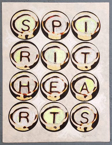 Spirit Hearts di Louise Marler, Opera su carta in vendita su Singulart
