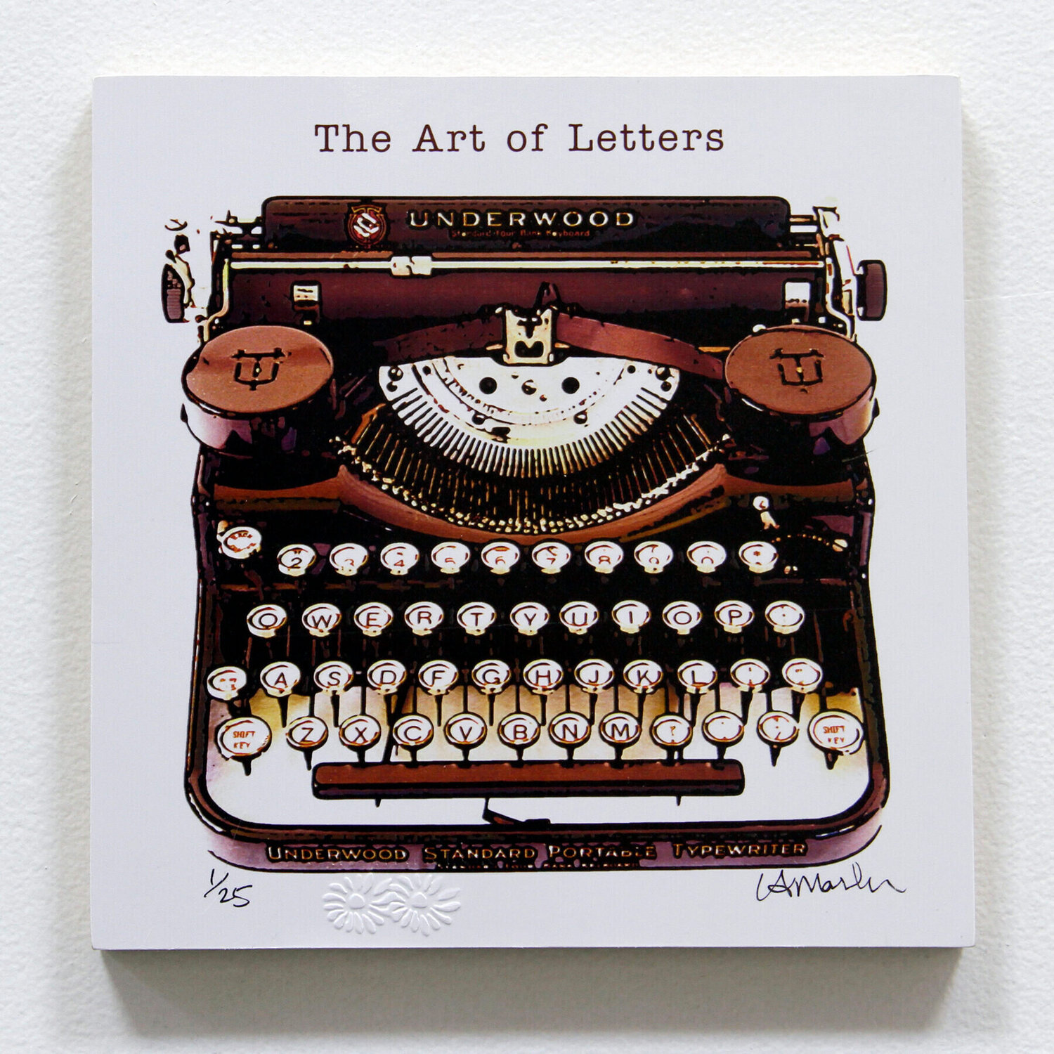 The Art Of Letters Louise Marler Druck zu verkaufen