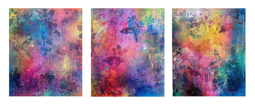 Graffiti Garden No. 12 by Katrina Revenaugh, 油畫 for Sale on Singulart