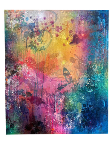 Graffiti Garden No. 11 by Katrina Revenaugh, 油畫 for Sale on Singulart