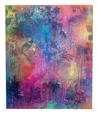 Graffiti Garden No. 9 by Katrina Revenaugh, 油畫 for Sale on Singulart