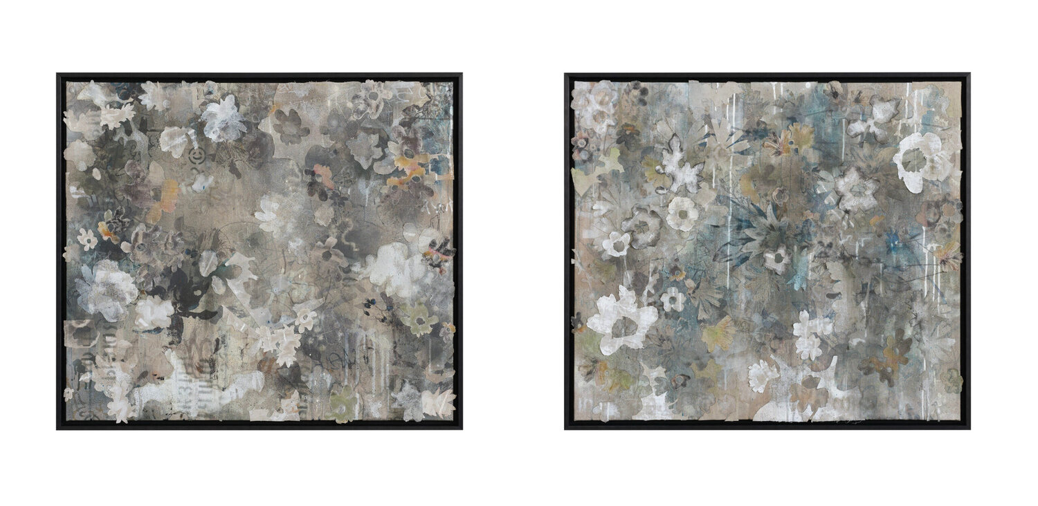 Unexpected Blooms No. 13 Katrina Revenaugh Original painting for sale