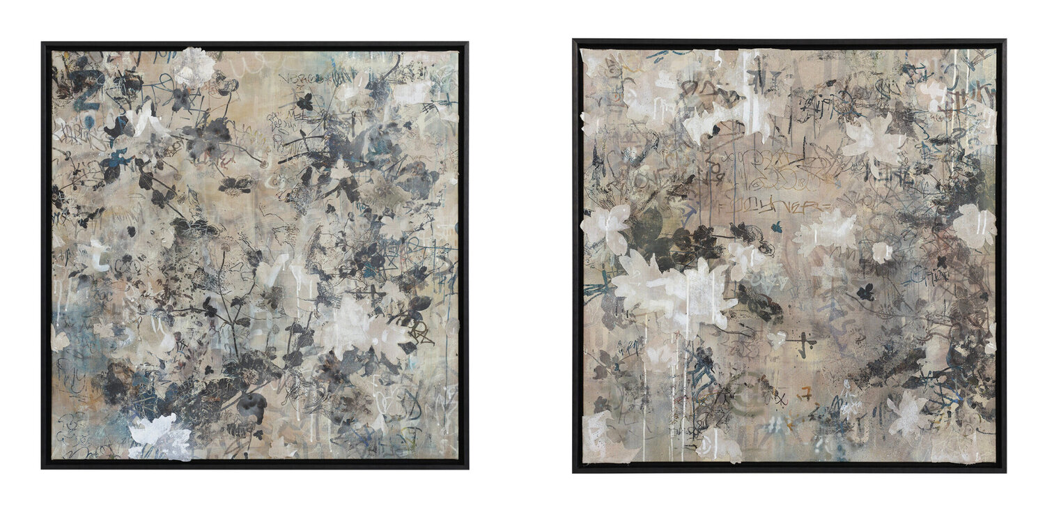 Unexpected Blooms No. 12 Katrina Revenaugh Original painting for sale