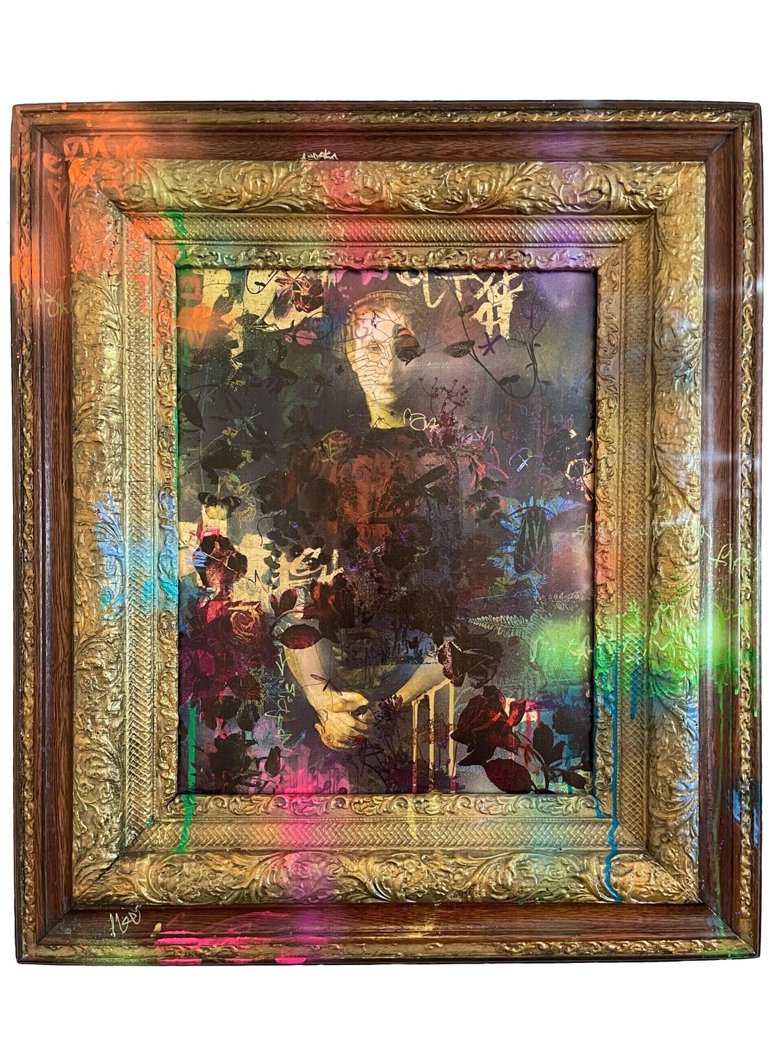 Bee Mysterious Katrina Revenaugh Originalgemälde zu verkaufen