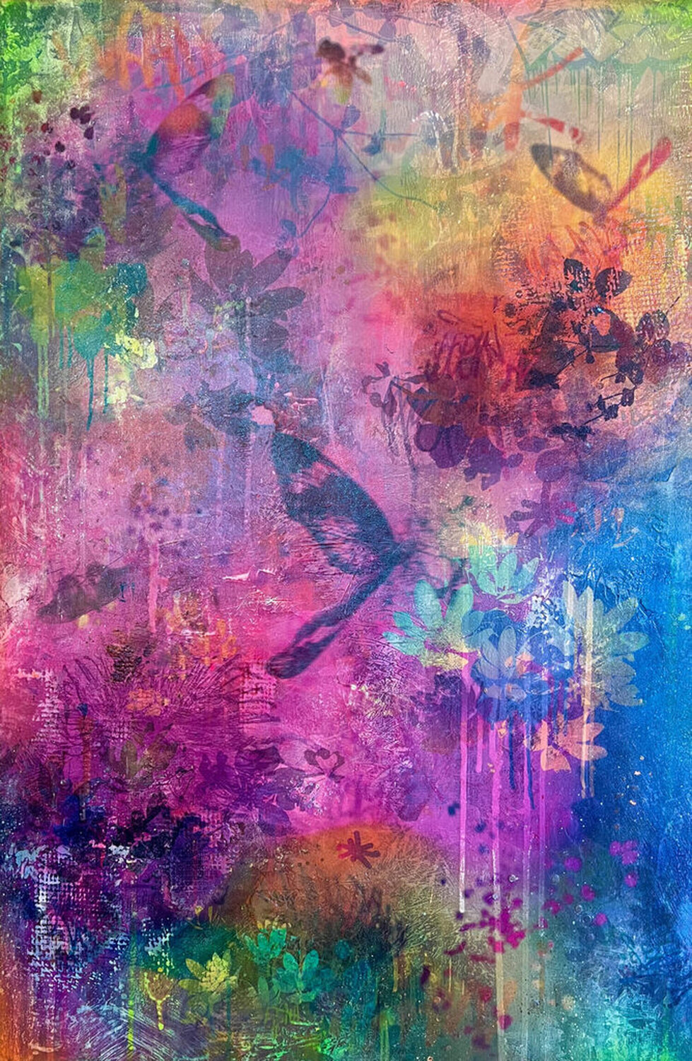 Graffiti Garden No. 13 Katrina Revenaugh Pintura original en venta