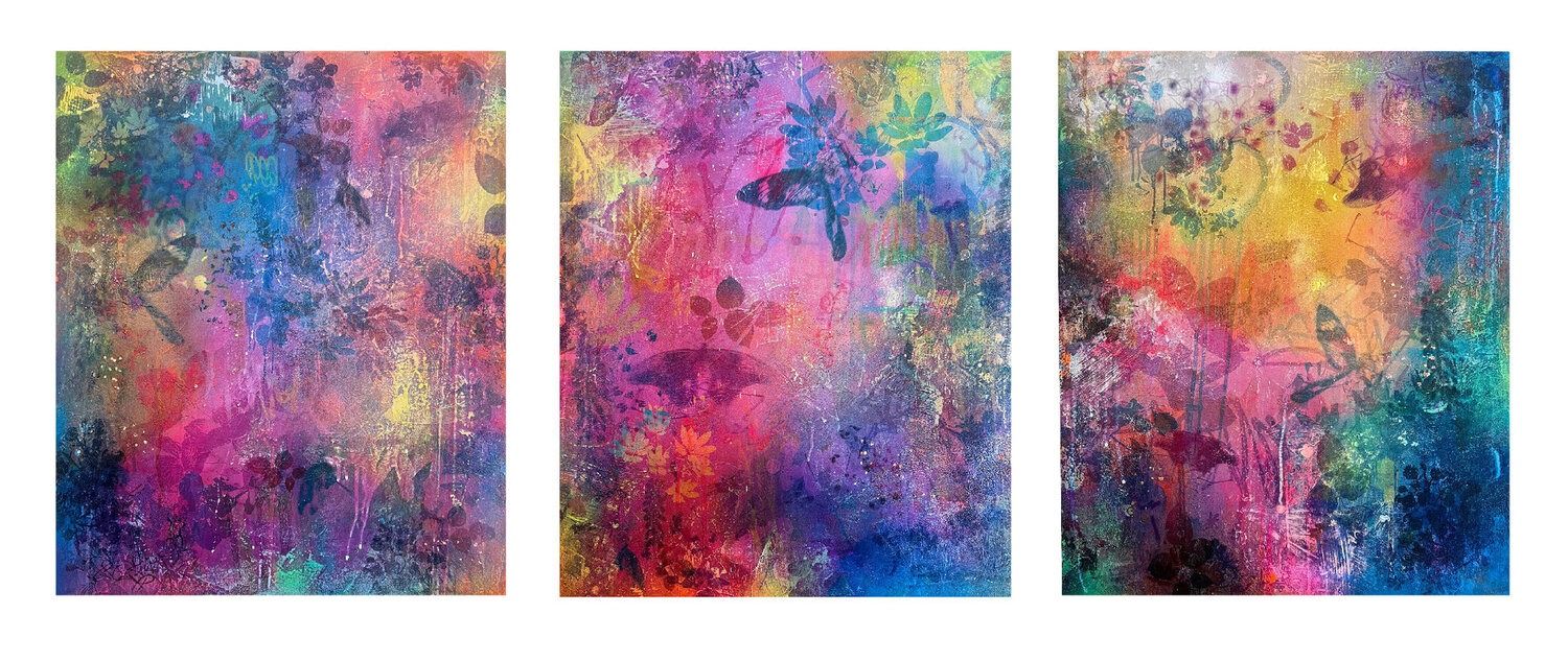 Graffiti Garden No. 12 Katrina Revenaugh Origineel schilderij te koop