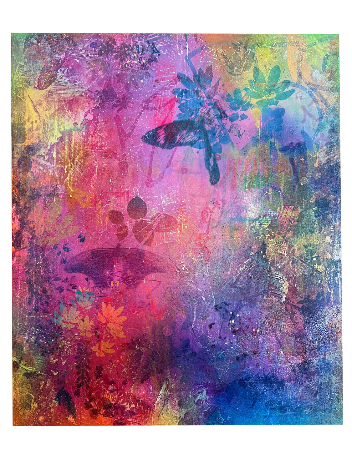 Graffiti Garden No. 10 Katrina Revenaugh Pintura original en venta