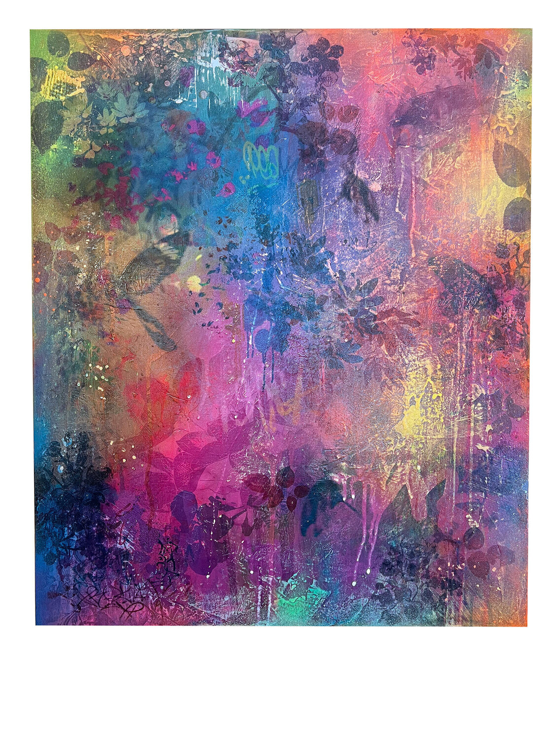 Graffiti Garden No. 9 Katrina Revenaugh Pintura original en venta