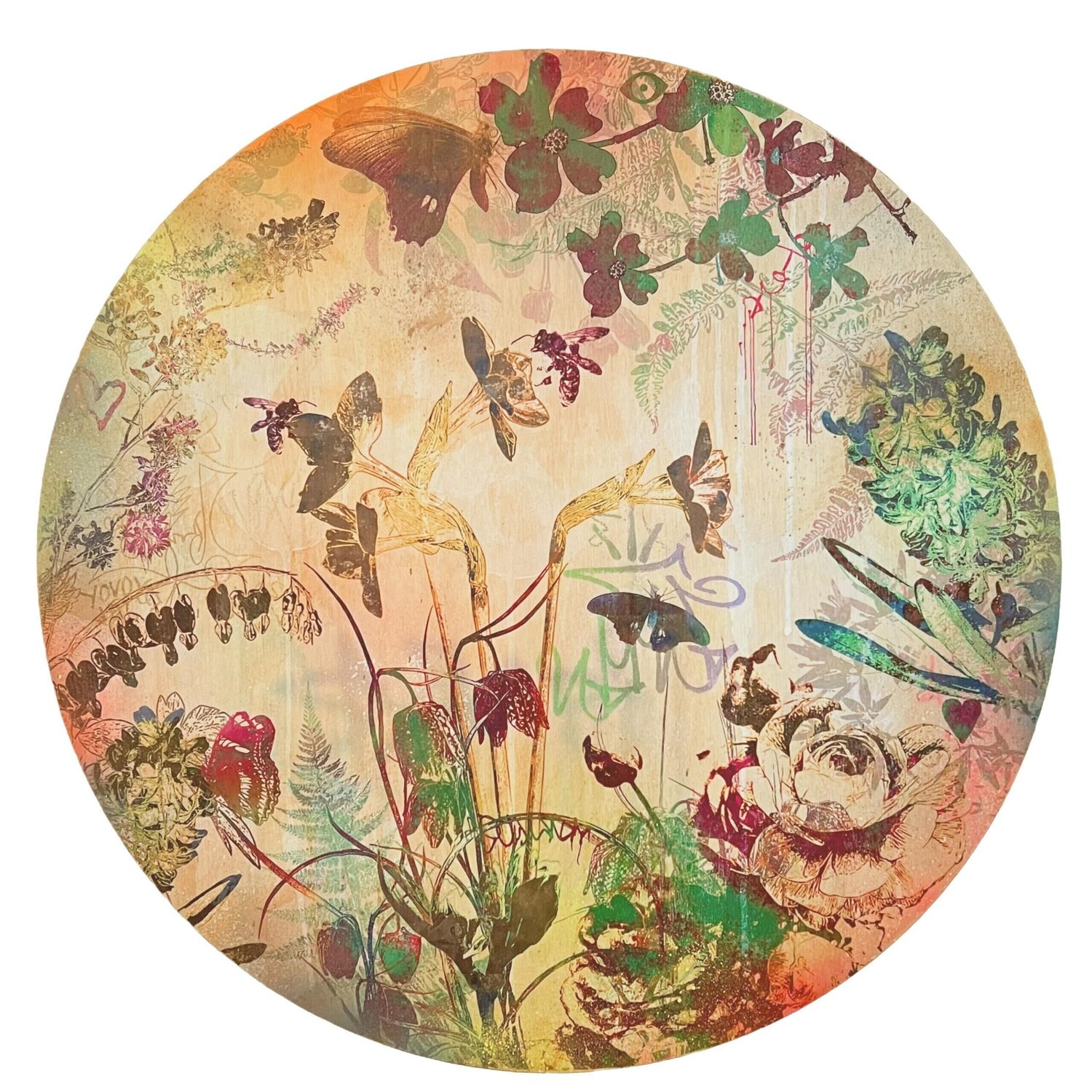 Your Secret Garden No. 2 Katrina Revenaugh Originalgemälde zu verkaufen