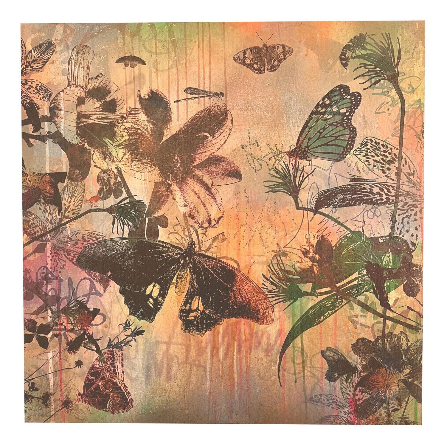 You Give Me Butterflies No. 3 Katrina Revenaugh Originalgemälde zu verkaufen
