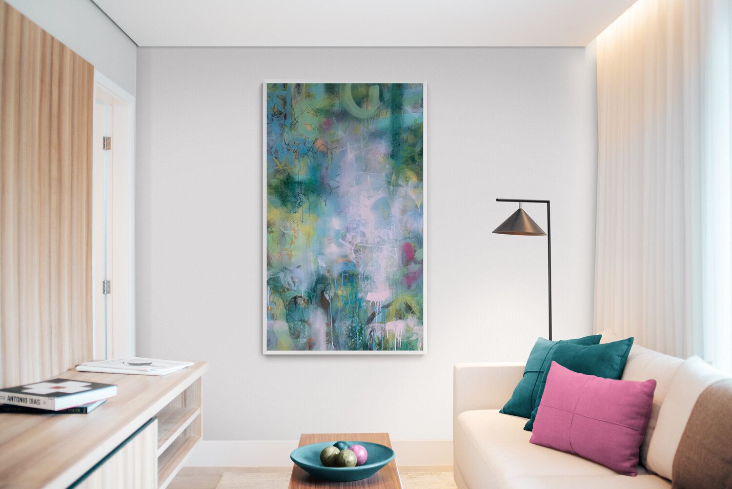 Dive Right In Katrina Revenaugh Originalgemälde zu verkaufen