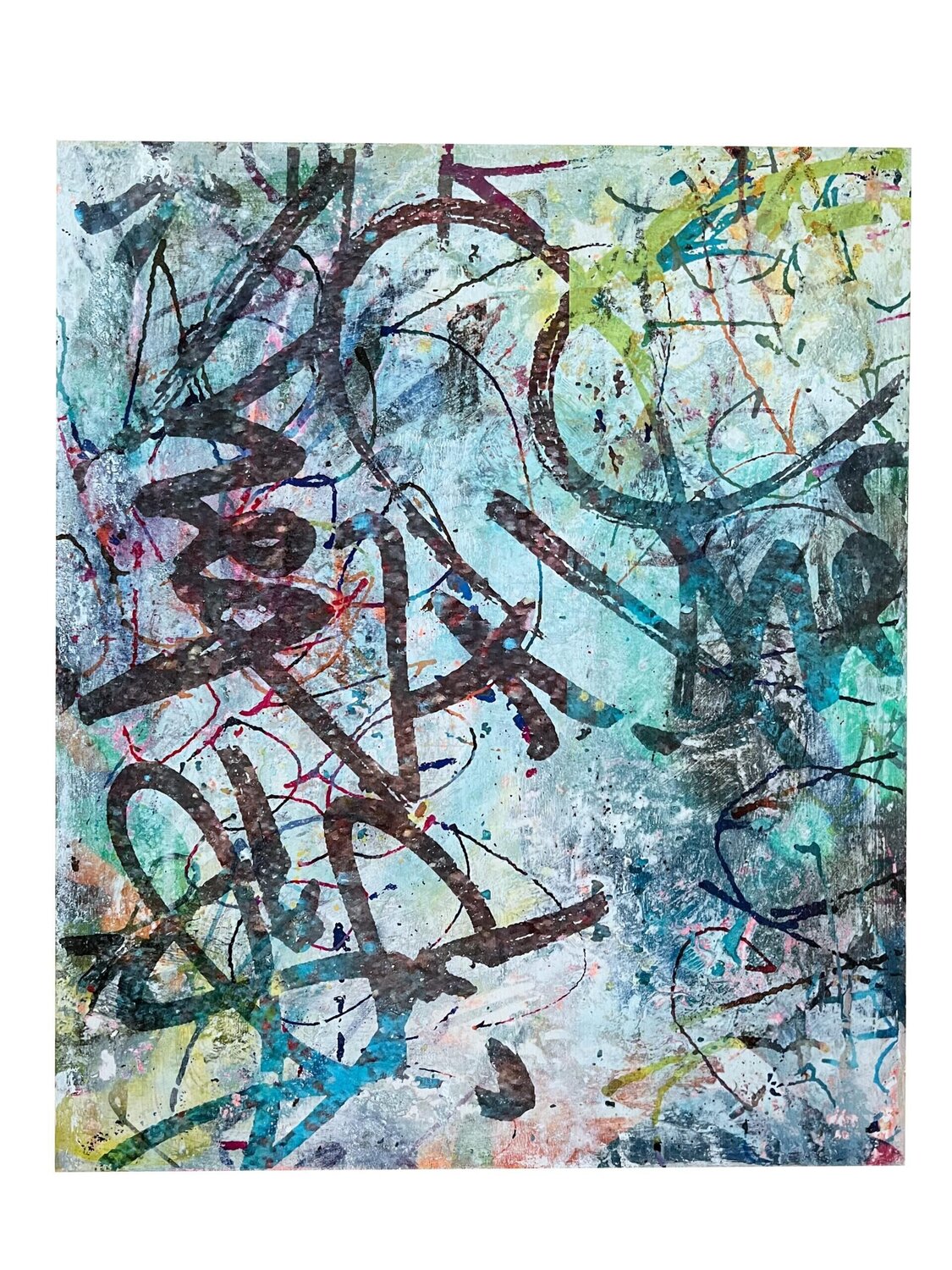 Get Happy No. 2 Katrina Revenaugh Original painting for sale