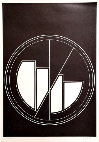 Concrete Composition (Konkrete Kunst, Constructivsm, Geometric Abstraction) di Friedrich Geiler, Stampa in vendita su Singulart