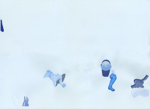 Words dropped like plum (2/2) by Peyton Pitts, 종이 for Sale on Singulart