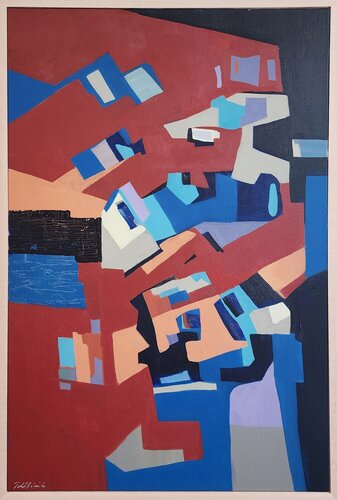 Elijah and the Ravens van Ted Hinrichs, Schilderij te koop op Singulart