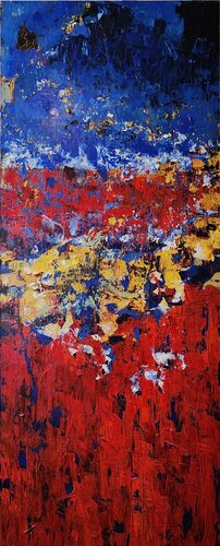 Desert Evening van Ted Hinrichs, Schilderij te koop op Singulart