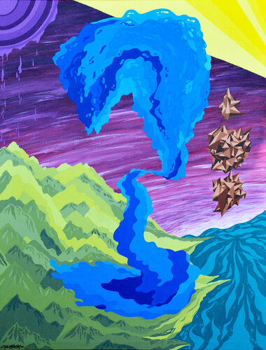 Variance of a Path van JB Nearsy, Schilderij te koop op Singulart