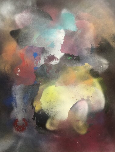 Untitled (Nebula, Street Art, Sprayer, Colorful, Galaxy) by JB Nearsy, Painting for Sale on Singulart