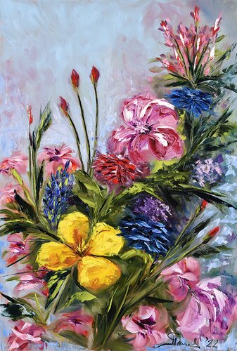 Total Attraction di Genevieve Hamel, Pittura in vendita su Singulart