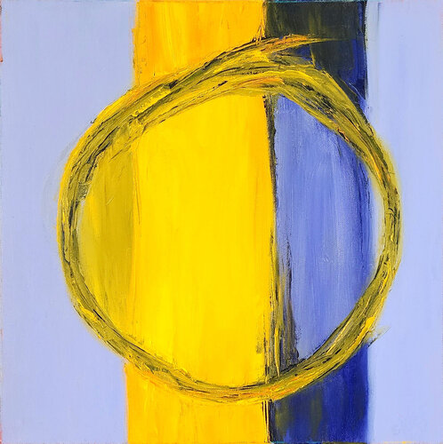 Singularity (Geometric, Abstract, Gestural, Vibrant) di Susan Kiefer, Pittura in vendita su Singulart