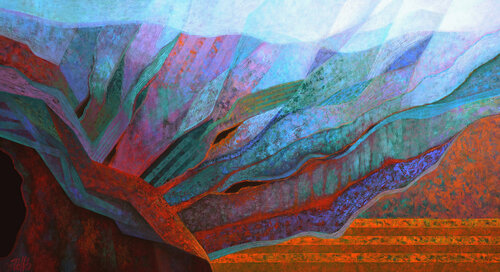Meditation XII. van Robert Pelles, Schilderij te koop op Singulart