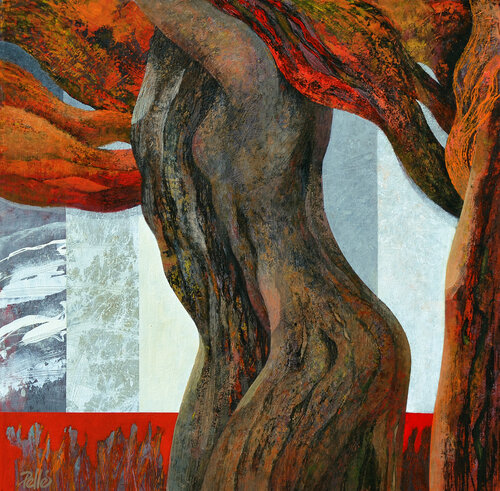 Embrace I. (2025) van Robert Pelles, Schilderij te koop op Singulart