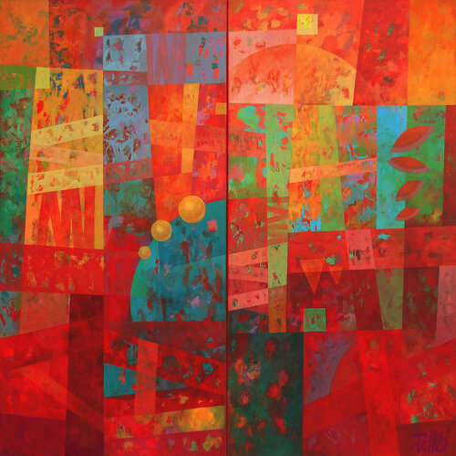 Day after day I. / Diptych van Robert Pelles, Schilderij te koop op Singulart