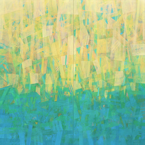 Summertime I. / diptych van Robert Pelles, Schilderij te koop op Singulart