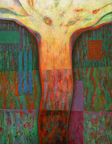 Meditation / The Tree II. di Robert Pelles, Pittura in vendita su Singulart