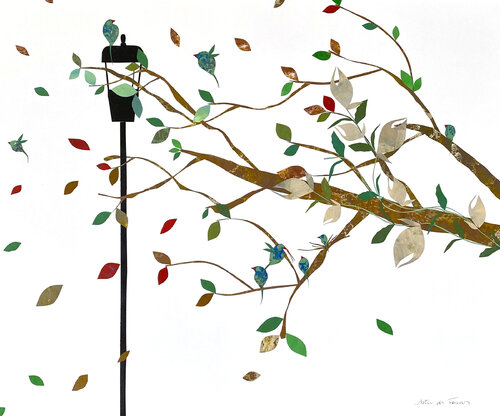 Feeding Time de Aster da Fonseca, Pintura a la venta en Singulart