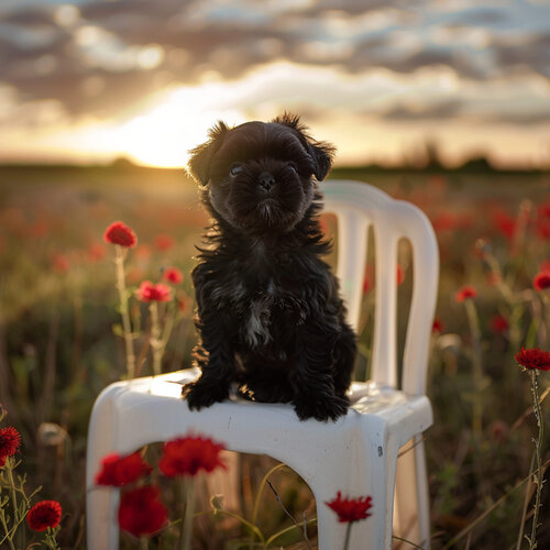 Chew-bacca - Affenpinscher di Lord Fauntleroy, Fotografia in vendita su Singulart