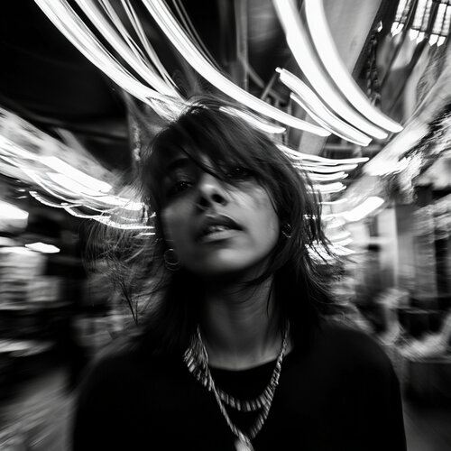 Ahmedabad 151209-411 (Portrait, Street Photography, Movement, Black and White) by Lord Fauntleroy, Photography for Sale on Singulart