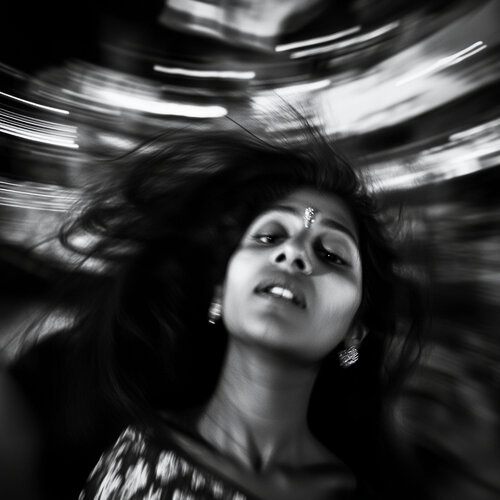 Ahmedabad 151209-312 (Portrait, Street Photography, Movement, Black and White) von Lord Fauntleroy, Fotografie kaufen auf Singulart