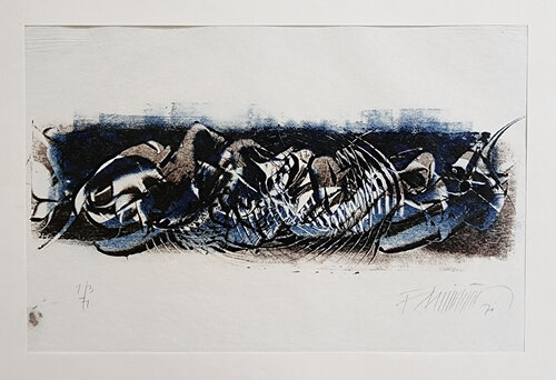 Untitled Abstract Composition Franz Alfred Theophil von Fathwinter