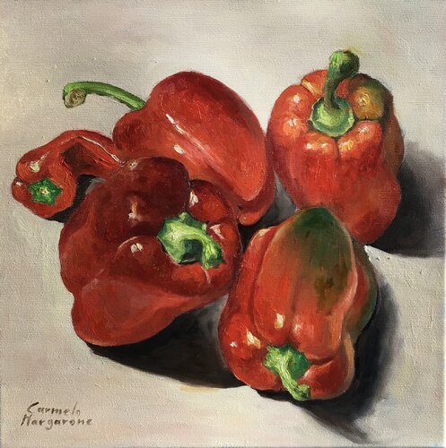 Paprika van Carmelo Margarone, Schilderij te koop op Singulart