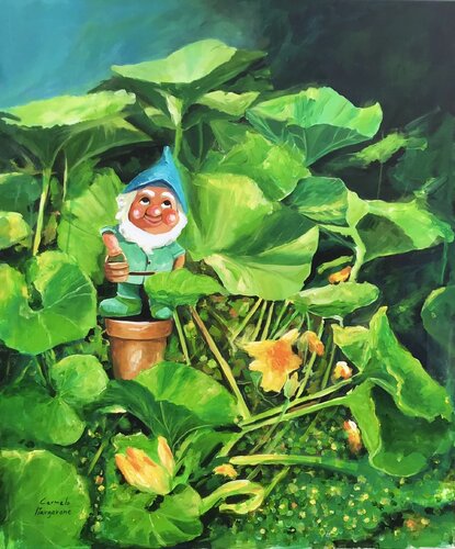 Gartenzwerg di Carmelo Margarone, Pittura in vendita su Singulart