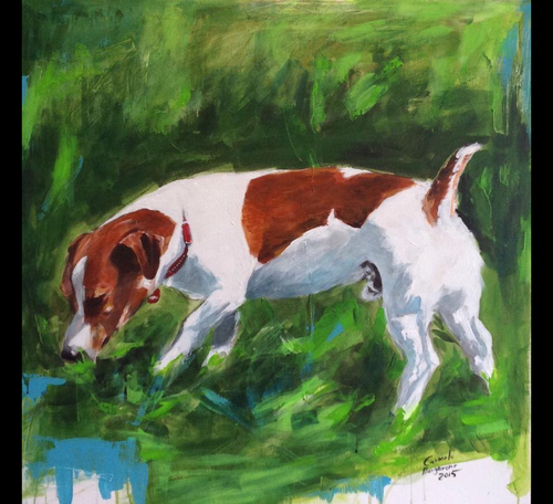 Jack Russell Terrier von Carmelo Margarone, Malerei kaufen auf Singulart