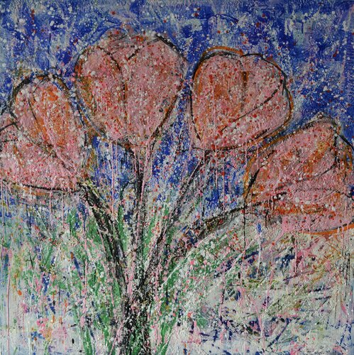 Family of four di Marie-Danielle Leblanc, Pittura in vendita su Singulart
