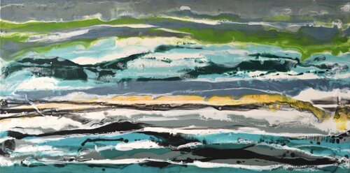 Lac Como  ITALY van Marie-Danielle Leblanc, Schilderij te koop op Singulart