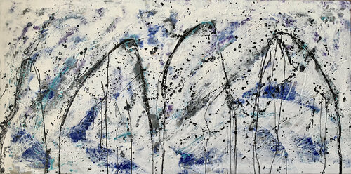 Dolphins in Mazunte de Marie-Danielle Leblanc, Pintura a la venta en Singulart