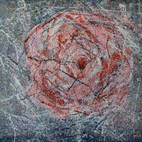 Pure as a rose van Marie-Danielle Leblanc, Schilderij te koop op Singulart